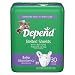 Depend Belted Shields (Undergarments), Extra Absorbent with Button Straps, fits up to 65" waist, case of 120. (436-1952)