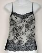 OnGossamer Flocked Print Mesh Camisole 3607