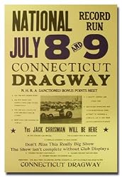 1961 Connecticut Dragway Poster Print