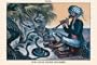 Canvas Print, Puck Magazine: Our Local Snake-Charmer - 36 x 24