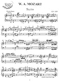 Mozart Suite, K.399 for Piano: Instantly download and print sheet music