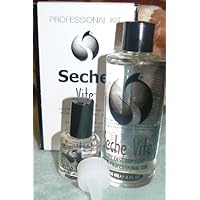 Seche Vite Dry Fast Top Coat High Shine Professional Kit 1/2oz & 4oz Refill