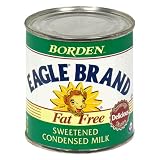 Eagle Brand Fat Free Condensed Milk, Sweetened, 14-Ounce Can (Pack of 7)