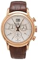 ESQ by Movado Men's Quest Chronograph Brown Crocodile Grained Leather Strap Watch #07301232