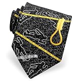 Men's Crime Scene Silk Tie by Wild Ties in Black