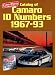 Catalog of Camaro I.D. Numbers 1967-93 (Matching Number Series)
