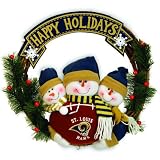 St. Louis Rams Styro Snowman Wreath