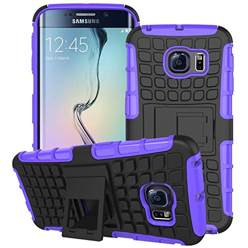 Galaxy S6 Case, Grenade Grip Rugged Skin Hard Case Cover Kick Stand for Samsung Galaxy S6 At&t, Verizon, T-mobile, Sprint (Purple) Galaxy S6 Case, Grenade Grip Rugged Skin Hard Case Cover Kick Stand for Samsung Galaxy S6 At&t, Verizon, T-mobile, Sprint (Purple)