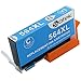 Sotek 4 Pack High Capacity Replacement for HP 564 HP 564xl ink Cartridge Compatible with HP Photosmart 5520 6520 6510 7510 7520 7515 C6380 C310a (1 Black 1 Cyan 1 Magenta 1 Yellow)