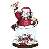 Nebraska Cornhuskers NCAA Stadium Snowman Figurine