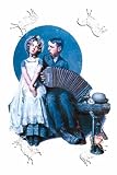 Canvas Print, Accordion Player - 24 x 36