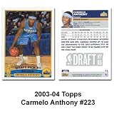 Topps Denver Nuggets Carmelo Anthony 2003-04 Draft Pick Rookie Card