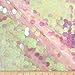 Ben Textiles Fish Scale Paillette Sequin Fabric by The Yard, Blush Pink