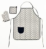 Black Signature 3 pc Apron Set