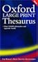 Oxford Large Print Thesaurus