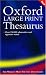 Oxford Large Print Thesaurus