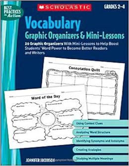 Amazon.com: Vocabulary Graphic Organizers & Mini-Lessons: 20 Graphic