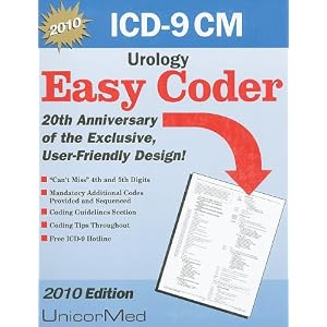 Click here to buy ICD-9-CM 2010 Easy Coder Urology by Tanaka.