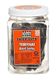 Oh Boy! Oberto Thick Cut Beef Jerky,Teriyaki, 1-Pound Jar