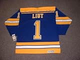 MIKE LIUT St. Louis Blues 1980 CCM Vintage Throwback Away Hockey Jersey