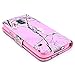 Bfun Packing Pink Camo Tree Card Slot Wallet Leather Cover Case for Samsung Galaxy S5 GS5