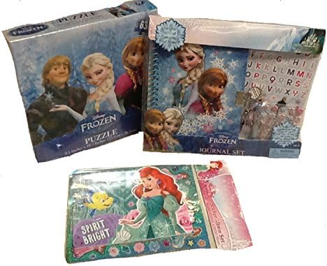 Girls Disney Princess Diary Secret Journal Bundle Pkg 3 counts