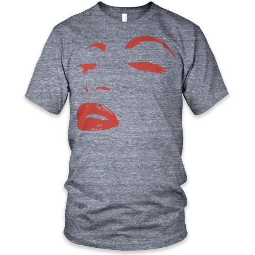 Vintage Porn Star (Red) Tri-Blend T-Shirt, Athletic Grey, L