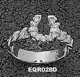 Horseshoe with 9 .01 Cubic Zirconia Ladies