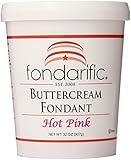 Fondarific Buttercream Hot Pink Fondant, 2-Pounds