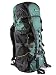 Jeep  60-65 Litre Camping Bergen Backpack Rucksack Travel Bag Black, Forest Green