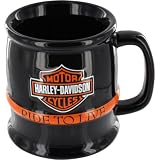 Harley Davidson Ride to Live Black Barrel 16 Ounce Coffee Mug