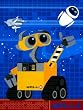 Disney Pixar movie character twin blanket - Wall E royal raschel plush throw