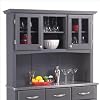 Buffet 2 2ddoor Hutch 2d Black 2f