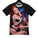 FaPlus Men's Fashion Tee 3D Sexy Girl Print T-Shirts