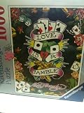 1000 Pieces Ravensburger Puzzle, Love Is A Gamble 27 x 20