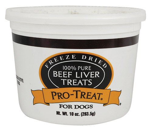 Childrens Toyshop  Pet Supplies : Pro-Treat Beef Liver, Freeze Dried 10 Ounce "Center Cut" Round