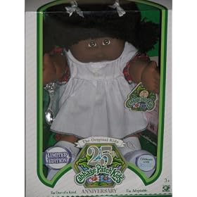 Cabbage Patch Kids 25th Anniversary Limited Edition African-American Girl Doll with Dark... by 