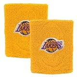 NBA Los Angeles Lakers Gold Team Logo Wristbands