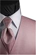 Tuxedo Vest - Venetian Vest Rose includes Matching Windsor Band Tie