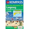 Langeoog im Nationalpark Nieders�chsisches Wattenmeer: 1:15000. Wandern/Rad/Reiten