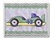 The Kids Room by Stupell #48 Green Race Car Oversized Rectangle Wall Plaque