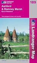 Ashford and Romney Marsh, Rye and Folkestone (Landranger Maps)