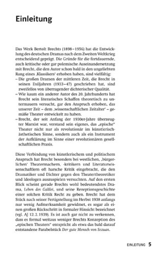 Lektürehilfen Leben des Galilei. Ausführliche Inhaltsangabe und Interpretation. Materialien: Inklusive Abitur-Fragen mit Lösungen