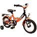 bike*star 30.5cm (12 Zoll) Kinder-Fahrrad - Farbe Schwarz & Orange