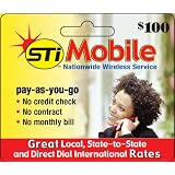 STi Mobile $100 Recharge Card
