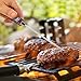 Best Outdoor and Barbeque Meat Thermometer Instant -Meat Thermometer with Hanging Strap ~ Clip & Long Probe - Easy LCD Screen - Grill Meat - All Foods - Candies - Baking - Extra Long Steel Probe.