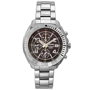 Seiko Men's SNA617 Alarm Chronograph Watch