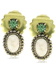 Sorrelli "Water Lily" Simple Stud Gold-Tone Earrings