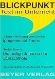 Iphigenie auf Tauris / Die heilige Johanna der Schlachth�fe