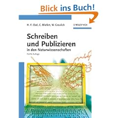 Schreiben und Publizieren in den Naturwissenschaften